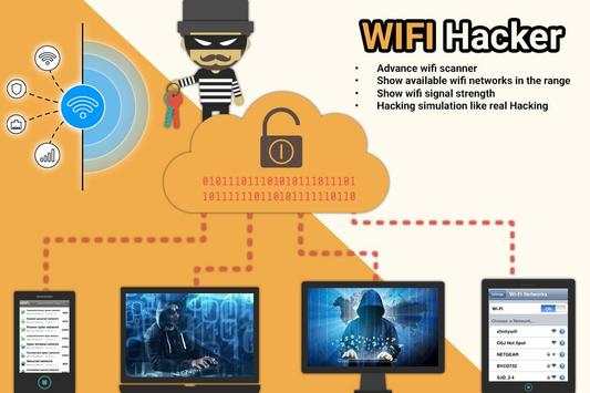 Wifi Hacker Password Simulated screenshot 1