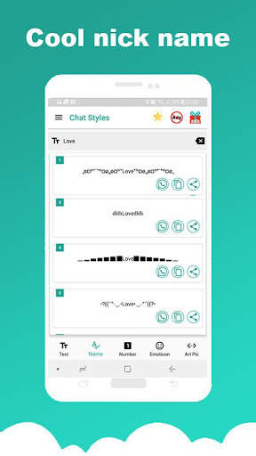 Sohbet Stilleri: Whatsapp için Havalı Yazı Tipleri screenshot 4