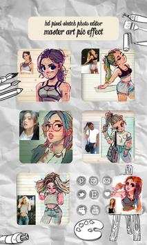 HD Pixel Sketch Photo Editor 6 تصوير الشاشة
