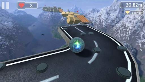 Trap Rolling: Hardcore ball balance game screenshot 1
