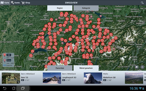 SWISSVIEW for Tablet screenshot 2