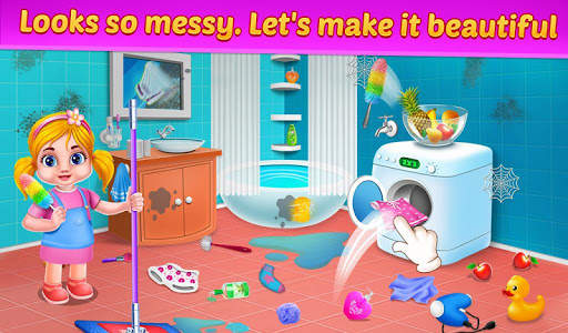 Baby Doll House Clean - Princess Home Cleanup Game screenshot 10