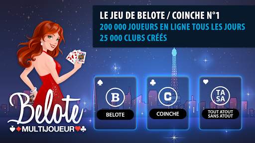 Belote & Coinche Multijoueur screenshot 1