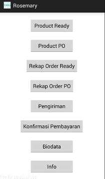 Rosemary Onlineshop screenshot 1
