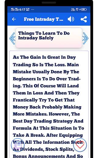 Free Intraday Trading Tips screenshot 3