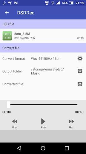 DSD Dec screenshot 2