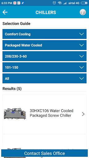 Carrier® Chillers screenshot 4