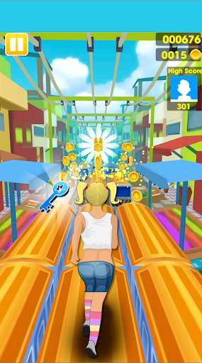 Subway Princess Girl Rush Runner screenshot 2