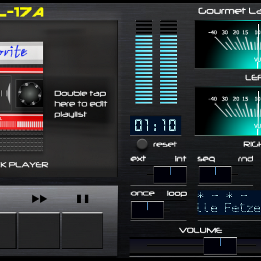 Alps GL-17A folder player vintage VU-meter deck icon