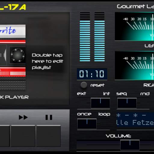 Alps GL-17A folder player vintage VU-meter deck R004