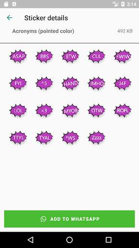Sticker Pack for WhatsApp screenshot 8