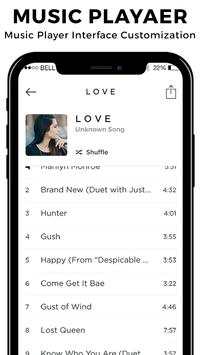Cool Music Player For Phone X screenshot 2
