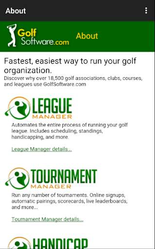 GolfSoftware.com app screenshot 5