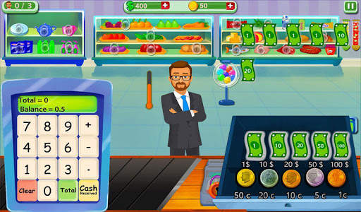 Supermarket Cash Register Sim: Girls Cashier Games screenshot 16
