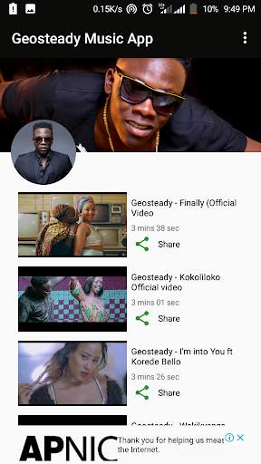 Geosteady Music App - Black Man Soldier screenshot 1