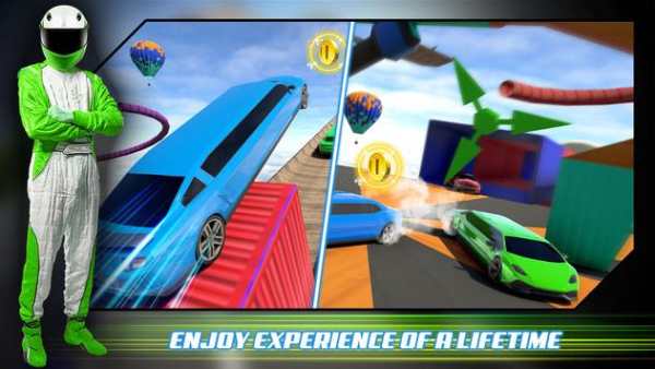 City Limo Car Stunts Racing: Impossible Car Stunt screenshot 7