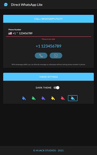Direct WhatsApp Lite screenshot 11