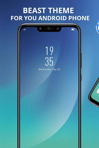 Abstract theme Blue gradient art screenshot 1