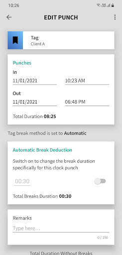 Clock Punch screenshot 7