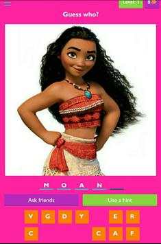 Disney Princess Moana Quiz Game screenshot 2