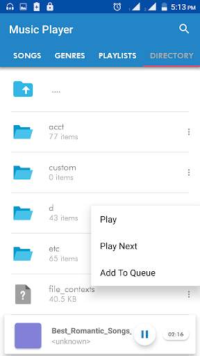 Music player screenshot 7
