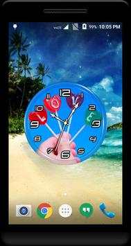 Lollipop Clock Live Wallpaper screenshot 1