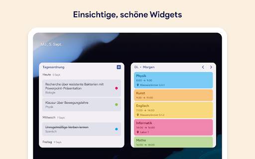 Schulplaner und Stundenplan screenshot 14