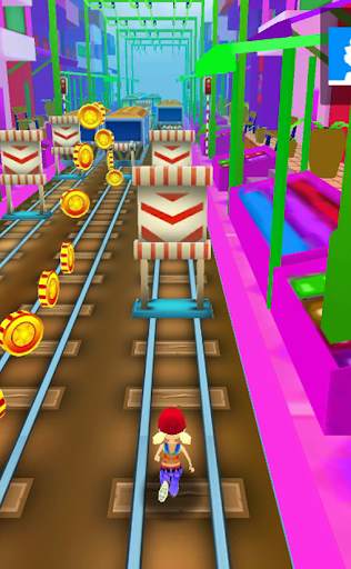 Subway Runner Bus Rush Running Track screenshot 4