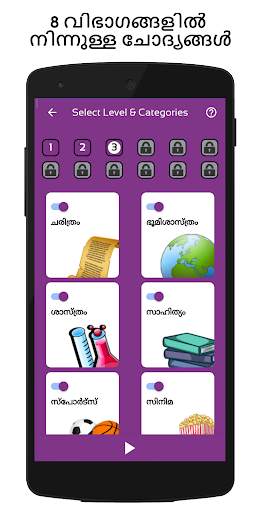 Malayalam GK Quiz - The Learning Game screenshot 1