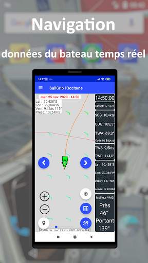 SailGrib pour Virtual Regatta screenshot 3