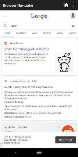 Browser Navigator screenshot 3