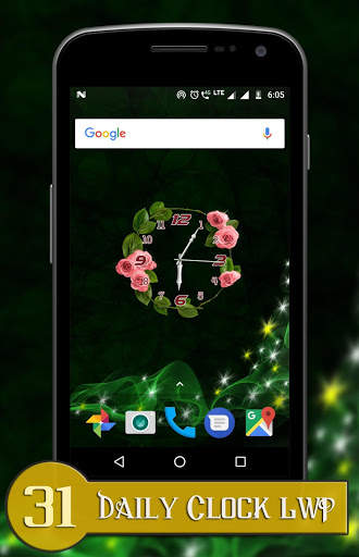 Daily clock live wallpaper screenshot 4