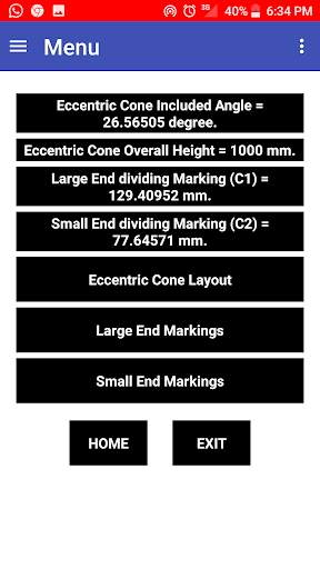 Eccentric Cone Layout screenshot 3