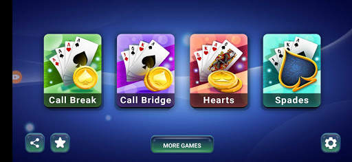Callbreak King With  Callbridge , Hearts & Spades screenshot 1