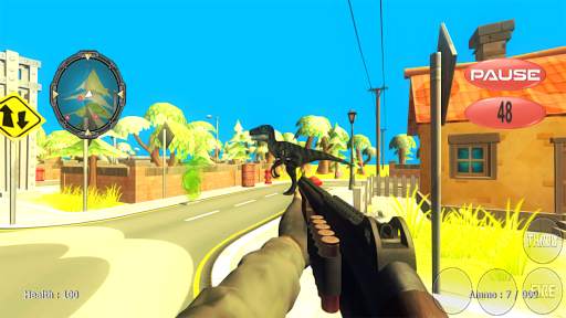 Dino Sniper berburu Kota screenshot 4