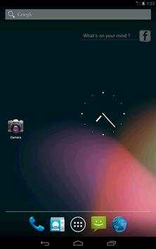 Facebook Status Update Widget screenshot 1