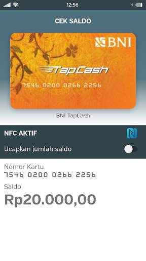 Cek Saldo Kartu Uang Elektronik स्क्रीनशॉट 5