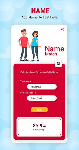Love Calculator : Love test 2 تصوير الشاشة