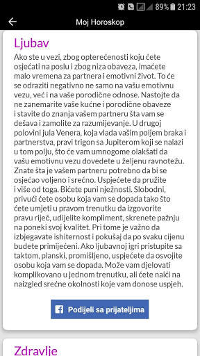 Moj Horoskop screenshot 4