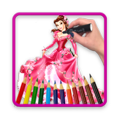 Princess Coloring icon