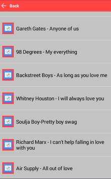 romantic love song screenshot 2