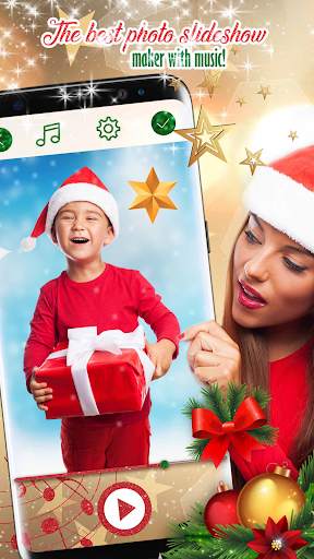 Christmas Video Greetings 🎄 Photo Slideshow Maker screenshot 7