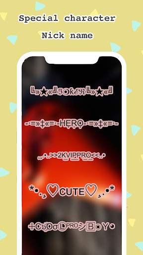 Cool Symbols - Text, Letters & Nicknames screenshot 3