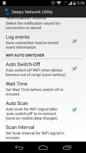 Deeps Network Utility screenshot 5