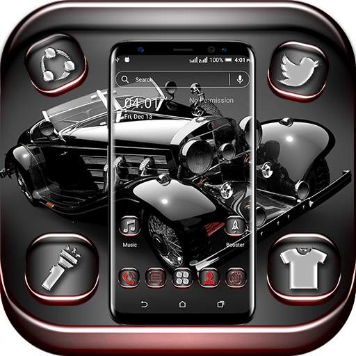 Vintage Car Launcher Theme 1.0.1