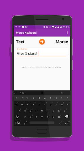 Morse Code Keyboard screenshot 5