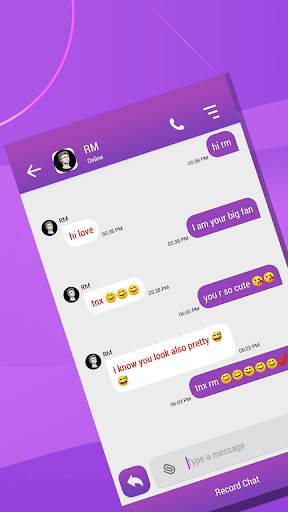 BTS love chat Messenger screenshot 4