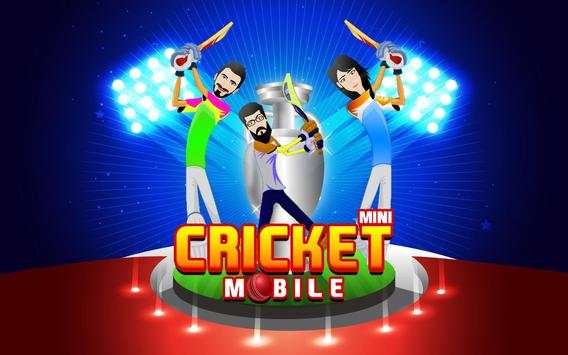 Mini Cricket Mobile screenshot 1
