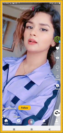 Vidgo - Made in India snack on short videos App screenshot 1