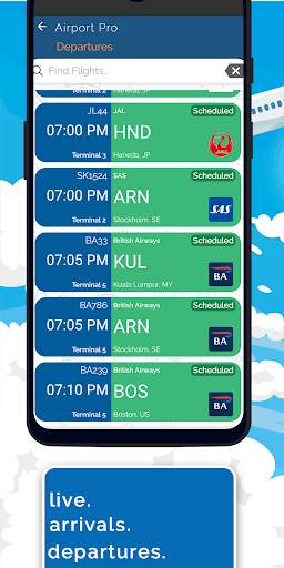 Kuwait International Airport (KWI) Info   Tracker screenshot 1